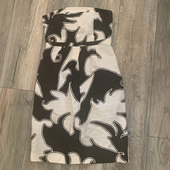 MERONA BLACK/WHITE SLEEVELESS LINED DRESS 2-EUC - Picture 1 of 7